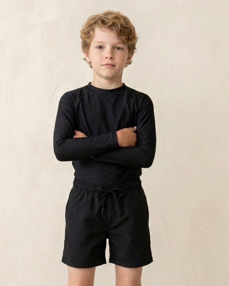 Custom boys' swim trunks